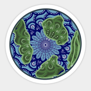 Earth Mandala Sticker